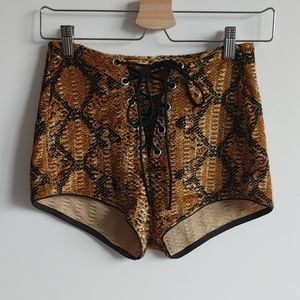 Bad Vibes Velvet festival hot pants